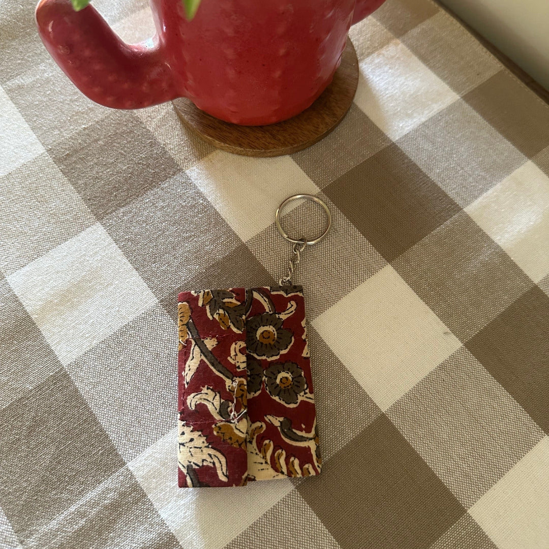 Maroon Pocket Diary Keyring