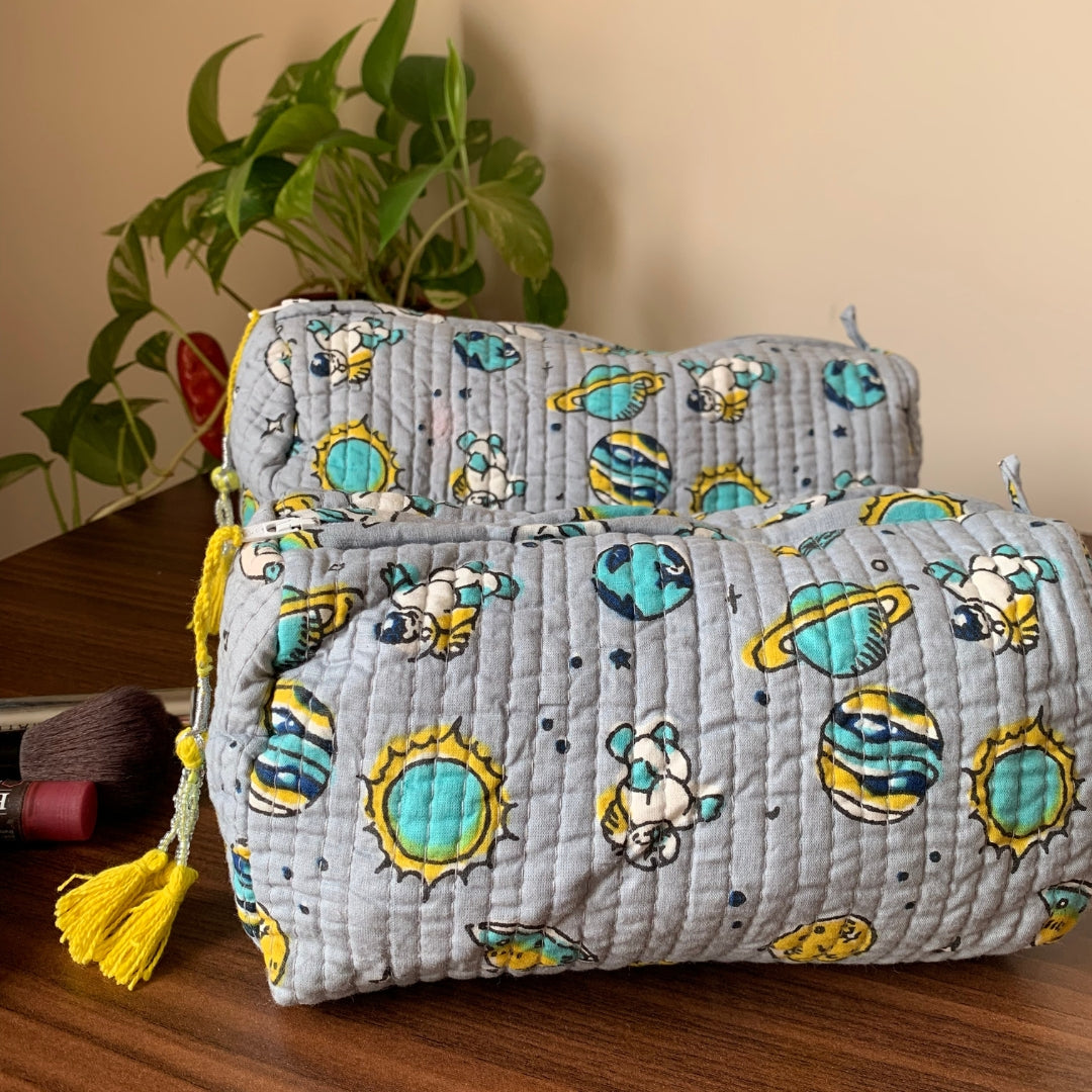 Grey Space Toiletry Kit