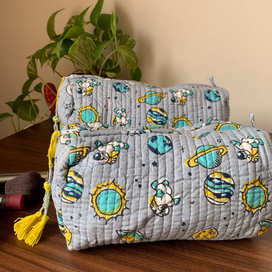 Grey Space Toiletry Kit