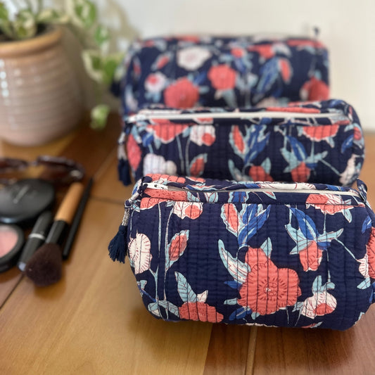 Dark Blue Toiletry Kit