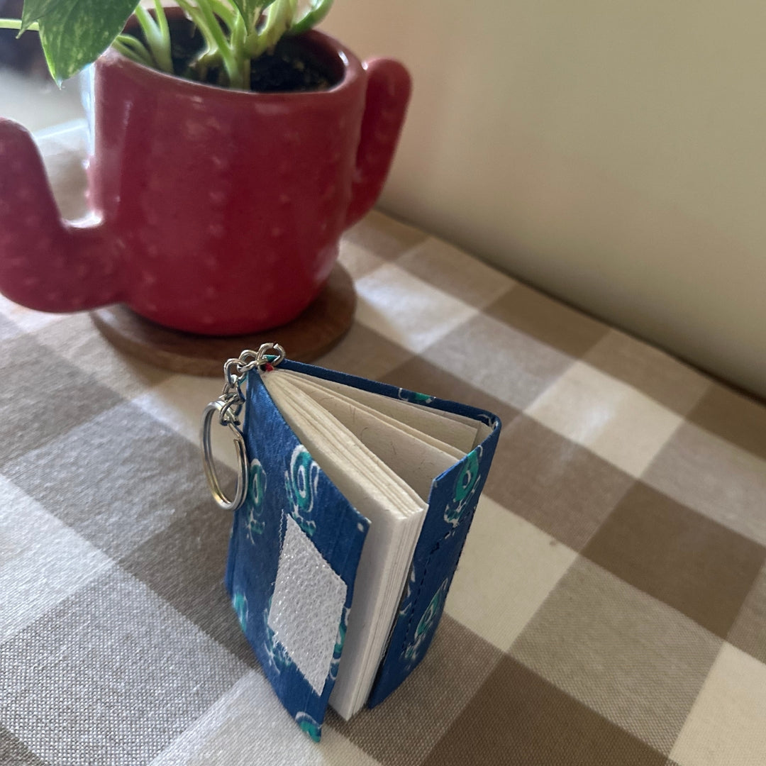 Blue Diary Keyring