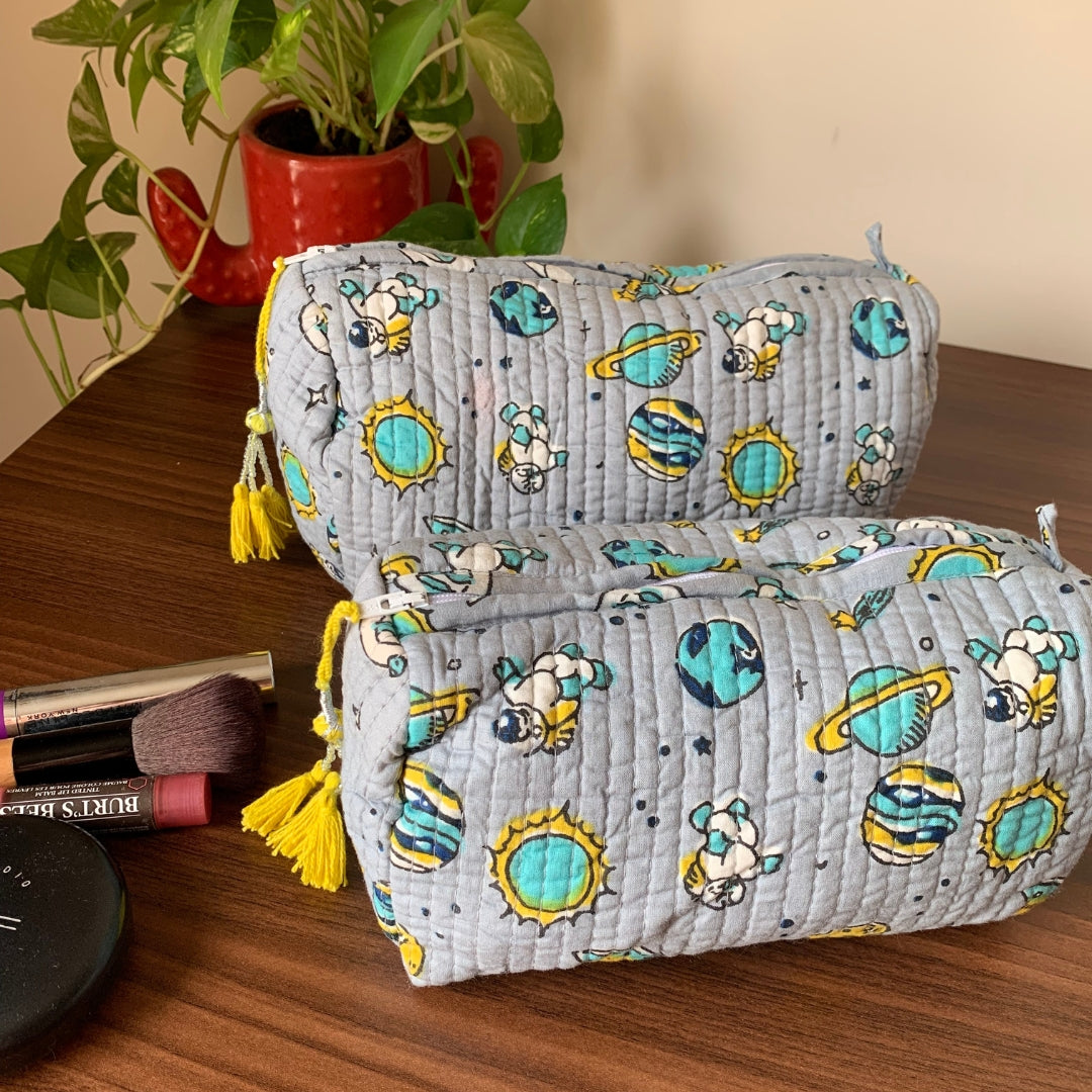 Grey Space Toiletry Kit