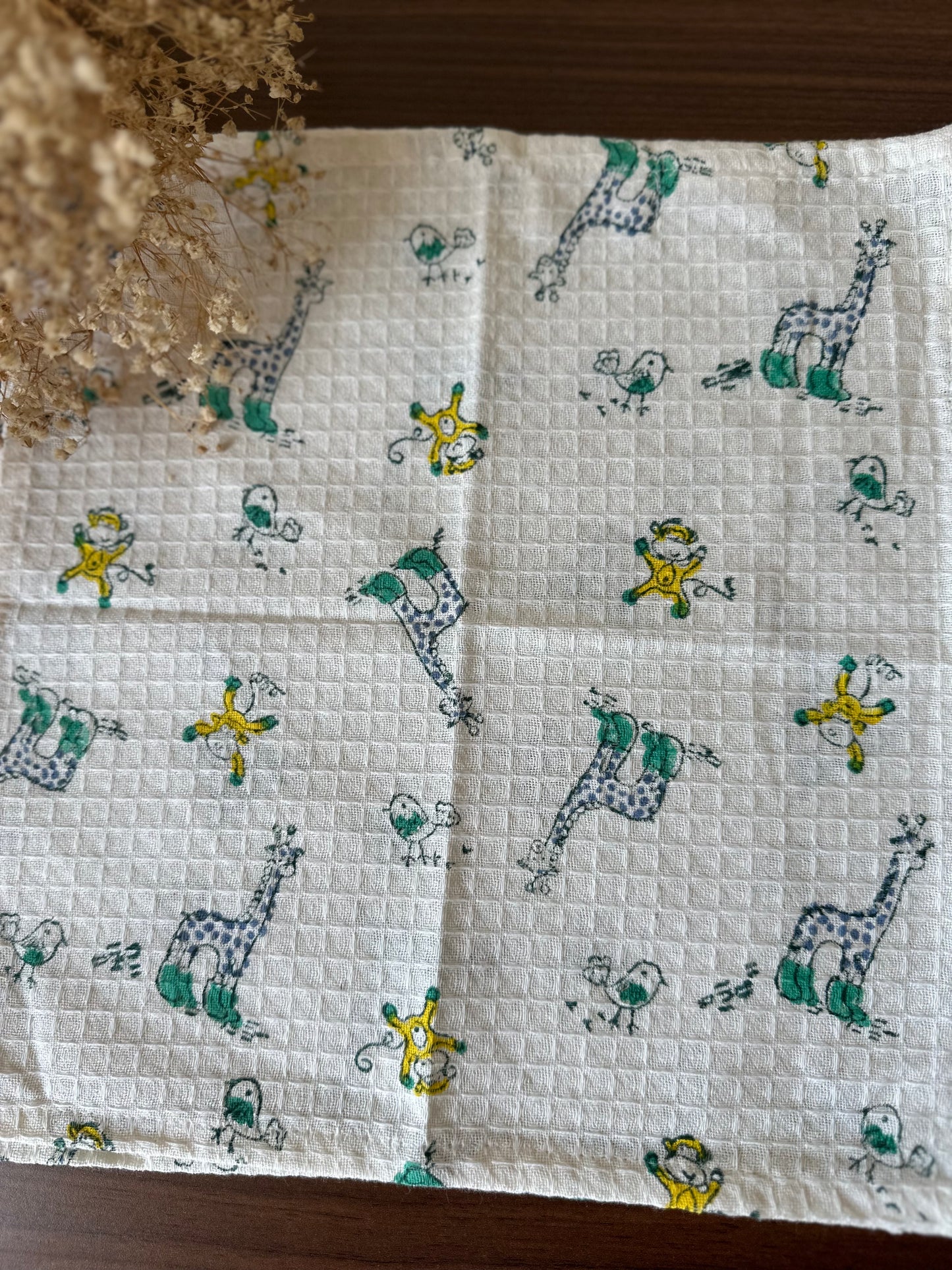 Naughty Blue Giraffe Face Towel