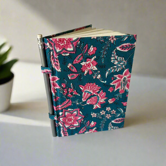 Teal Blue Loop Diary