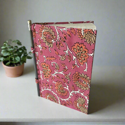 Orange Pink Loop Diary