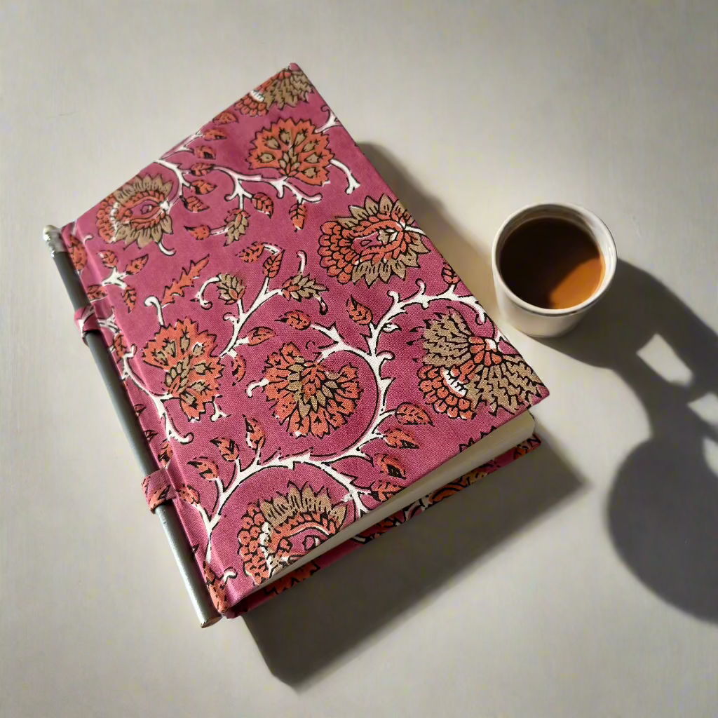 Orange Pink Loop Diary