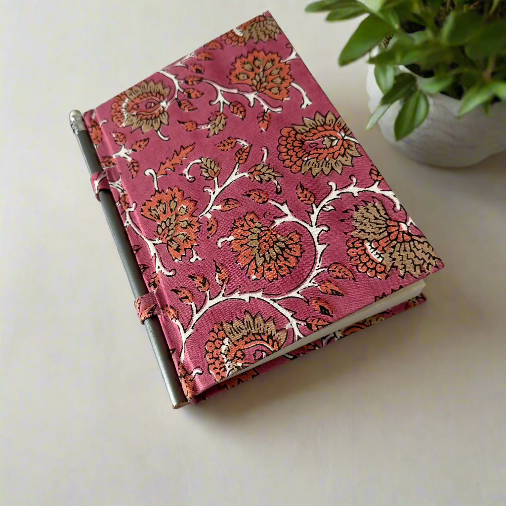 Orange Pink Loop Diary