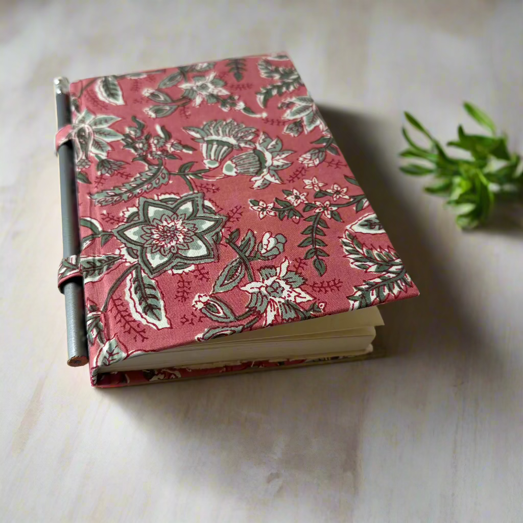 Grey Pink Loop Diary