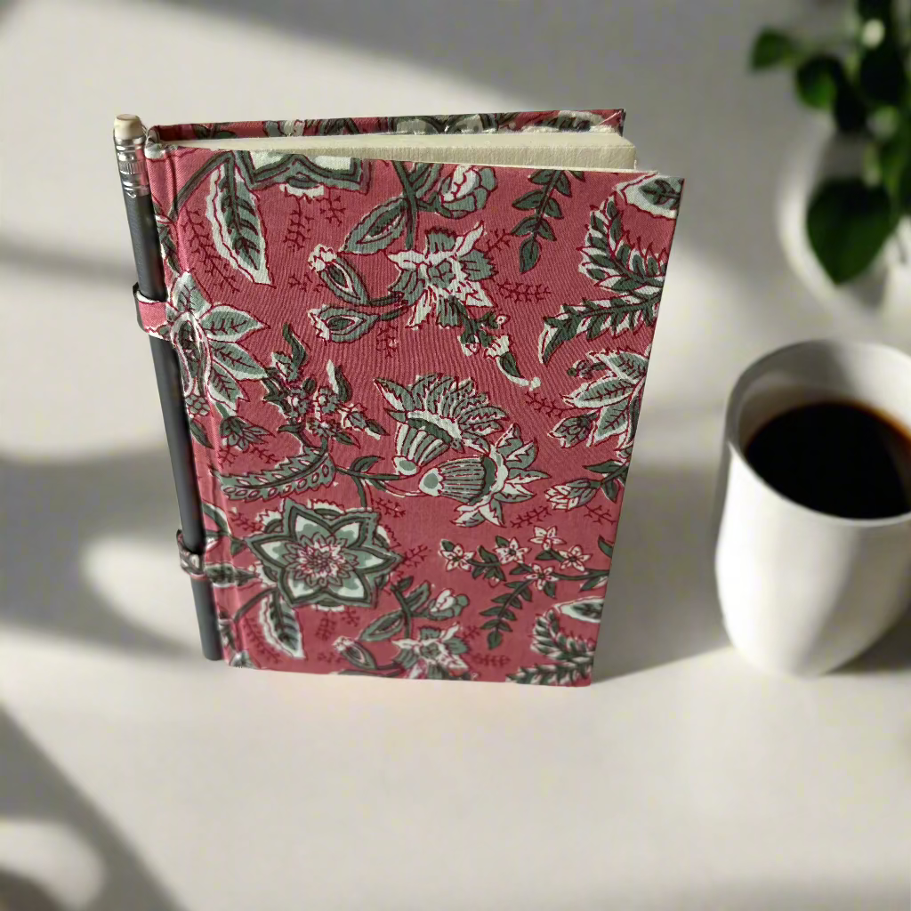 Grey Pink Loop Diary