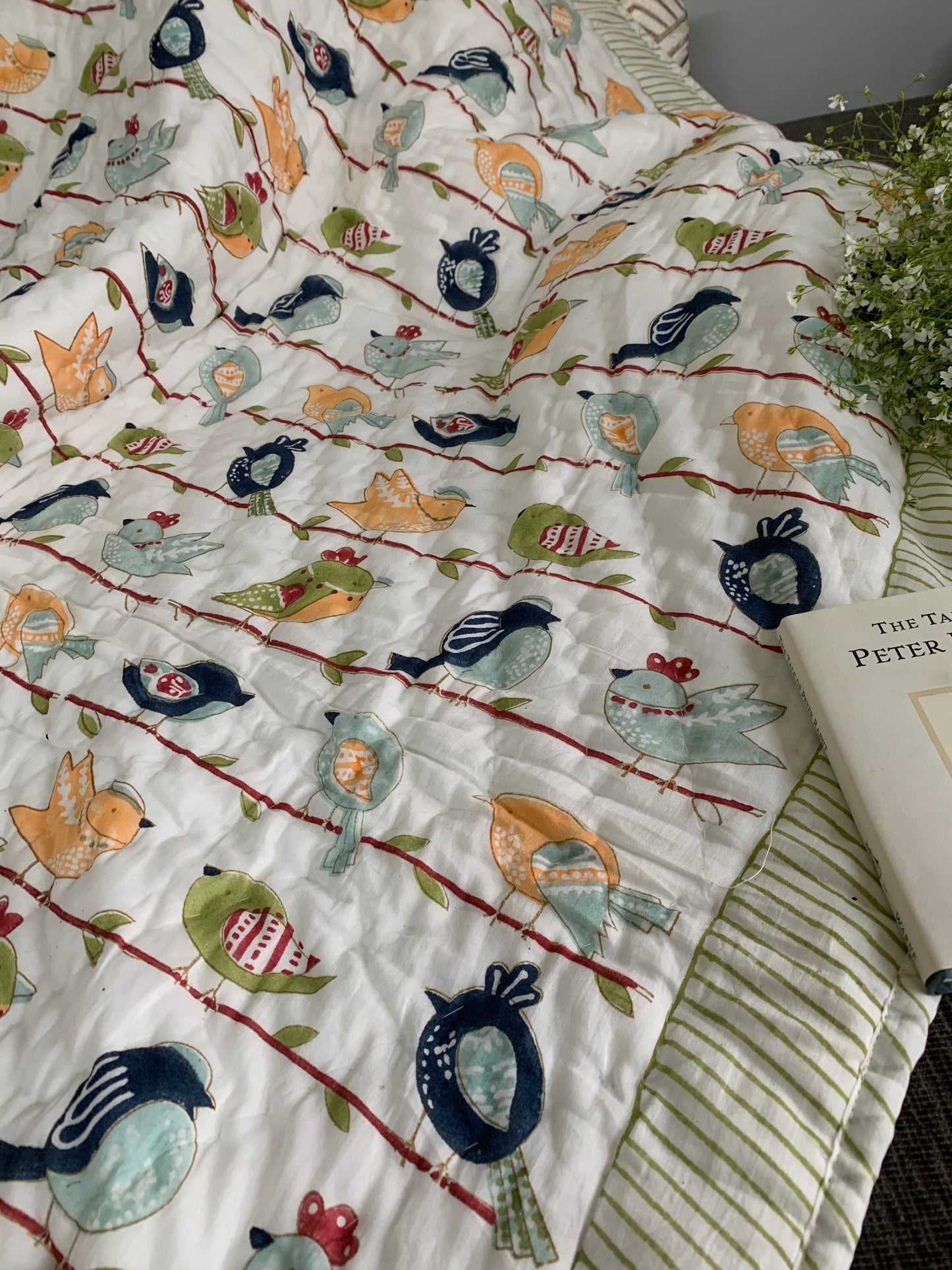 Chirpy Birdies Single Quilt