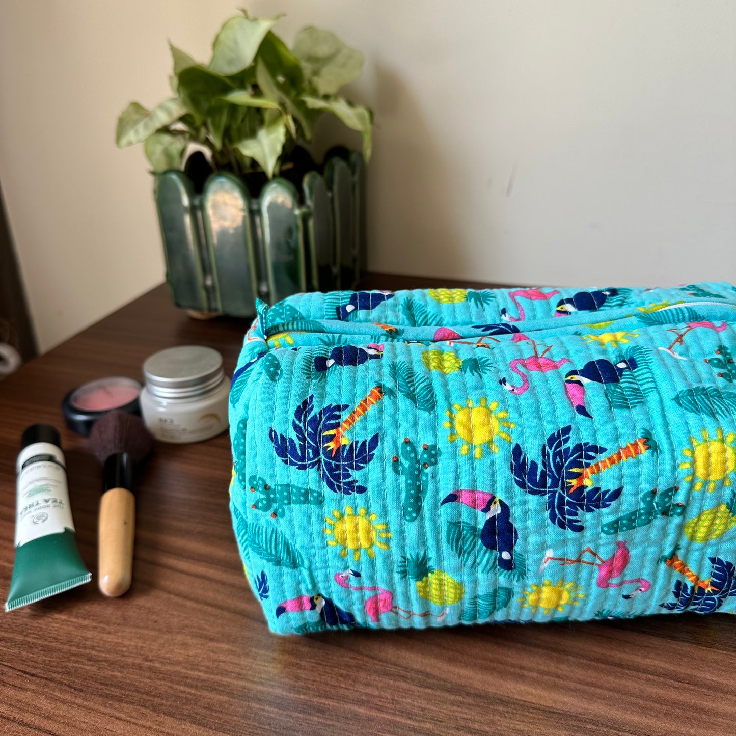 Sun & Toucan Bird Toiletry Kit