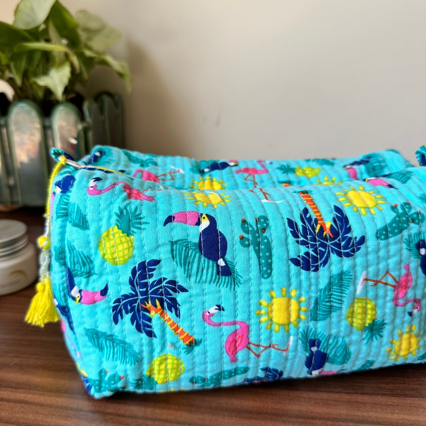 Sun & Toucan Bird Toiletry Kit
