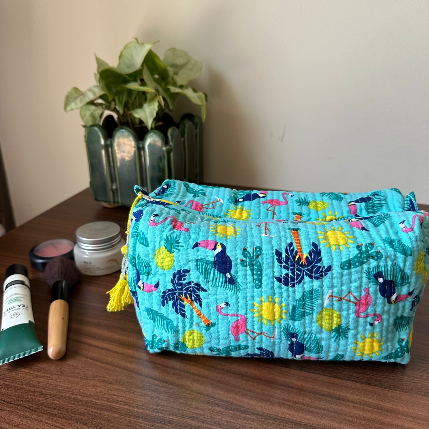 Sun & Toucan Bird Toiletry Kit