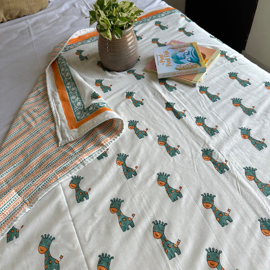 Green Giraffe Single Dohar