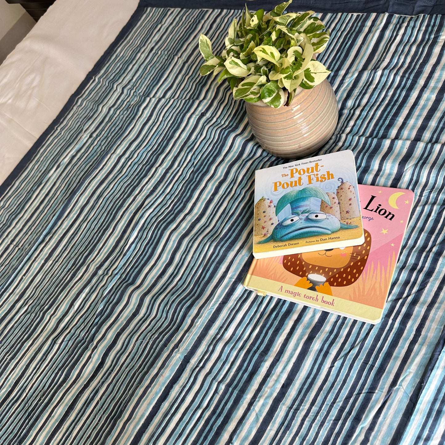 Blue Ocean Stripes Single Dohar