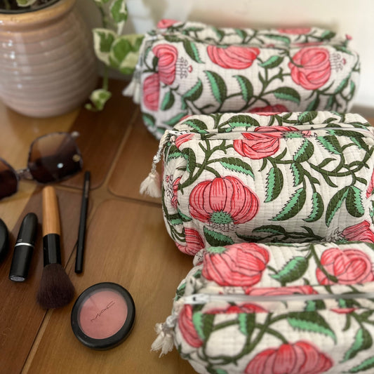 Pink Pumpkin Toiletry Kit