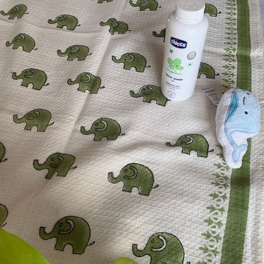 Green Elle Bath Towel