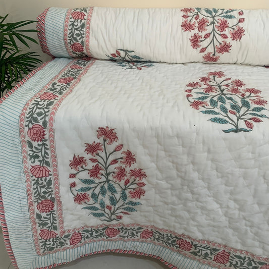Red Jaal Single Quilt