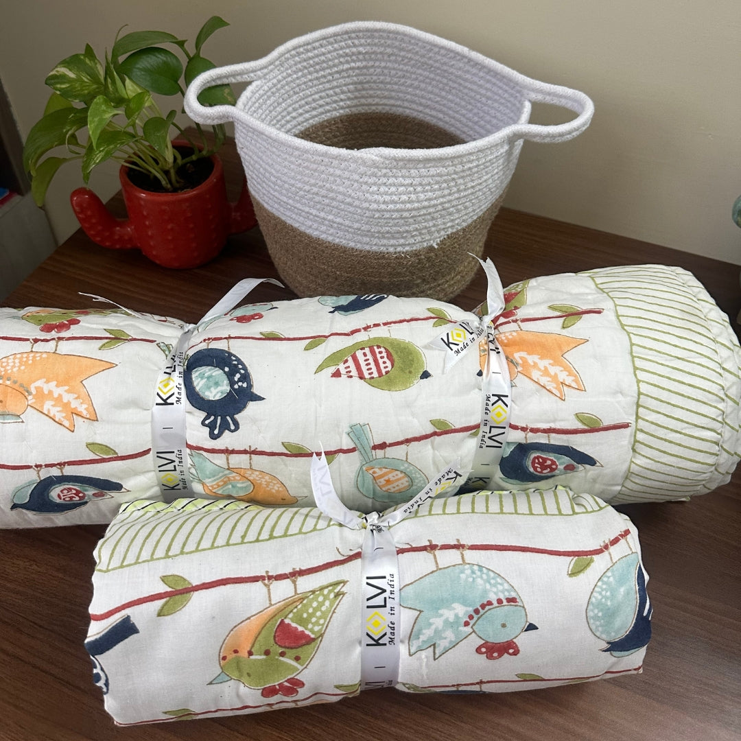 Chirpy Birdies Bedding Set