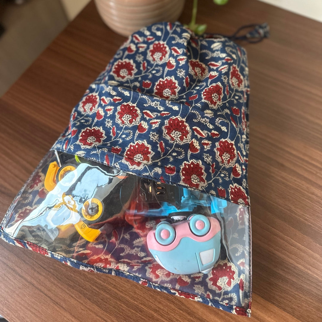 Blue Tulip Toy Bag