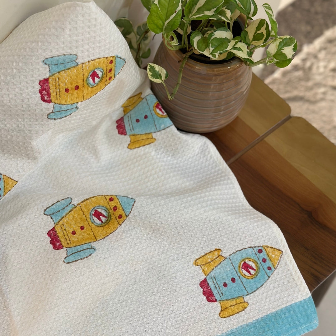 To the Moon and Back Bath Towel