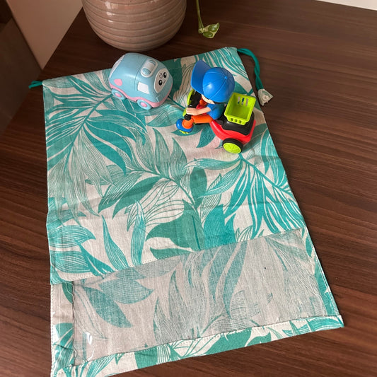 Greens Leaves Toy Bag