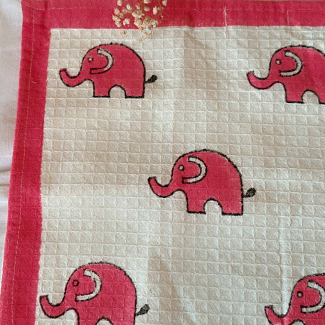 Pink Elle Face Towel