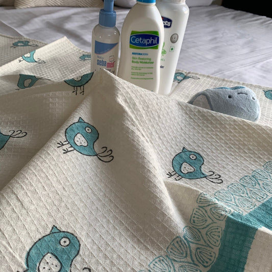 Blue Bird Bath Towel