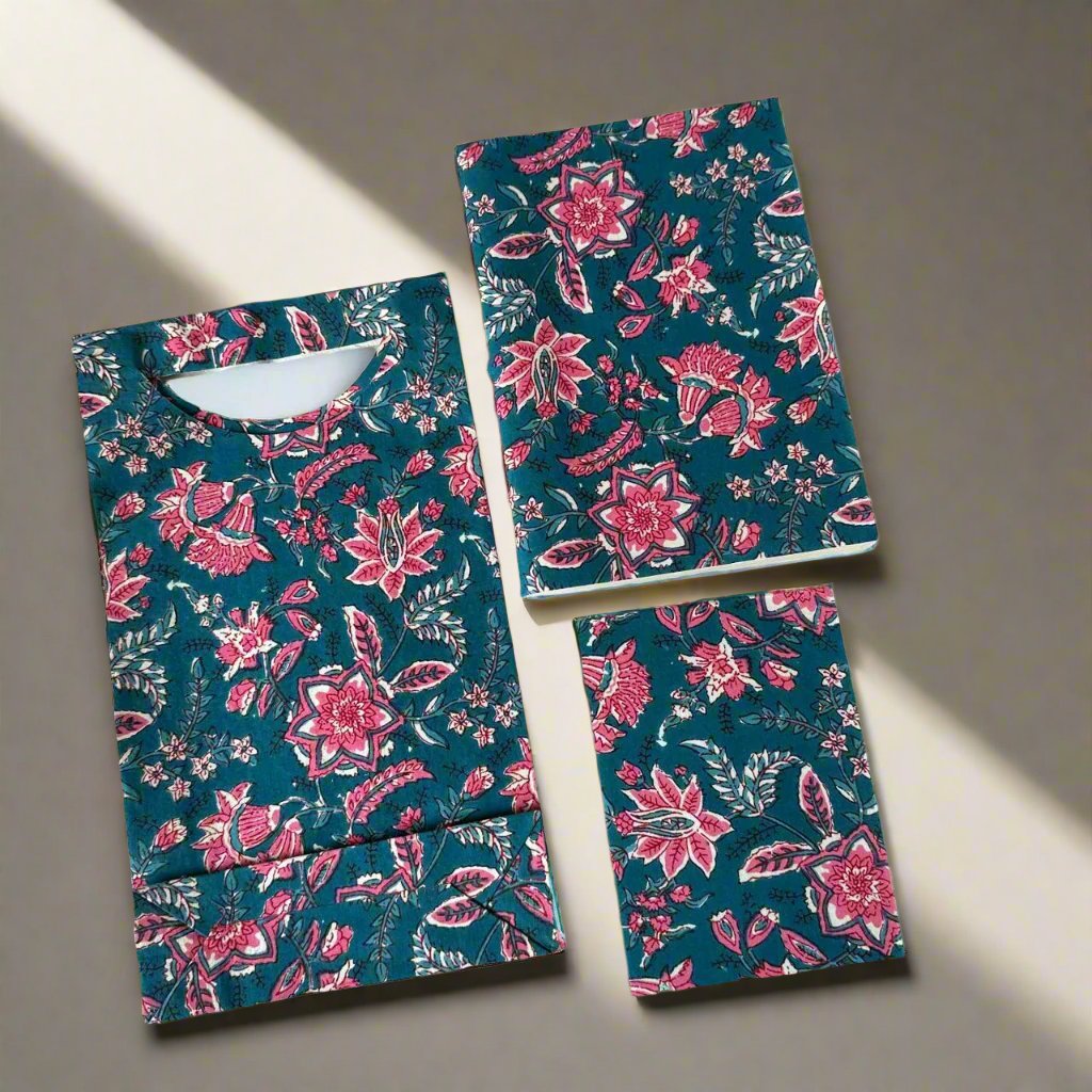 Combo Set Diary - Teal Blue