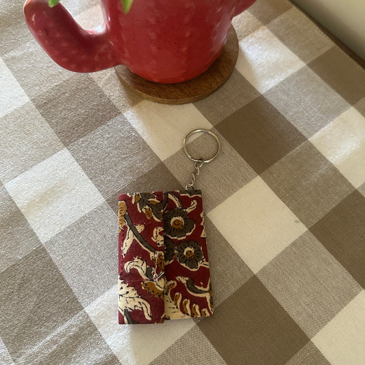 Maroon Pocket Diary Keyring