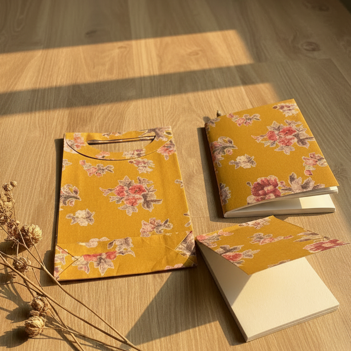 Combo Set Diary - Mustard Yellow