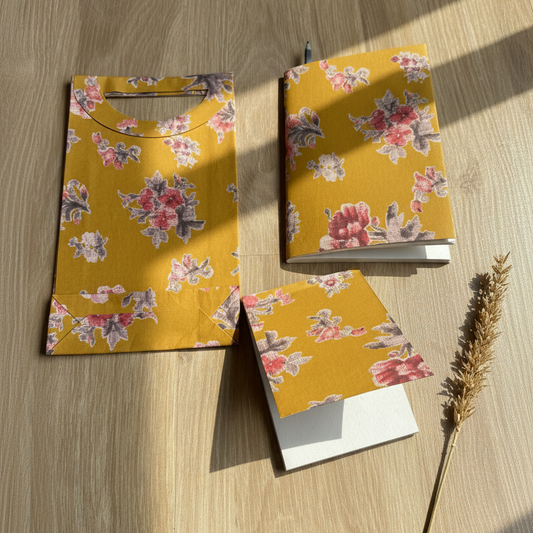 Combo Set Diary - Mustard Yellow
