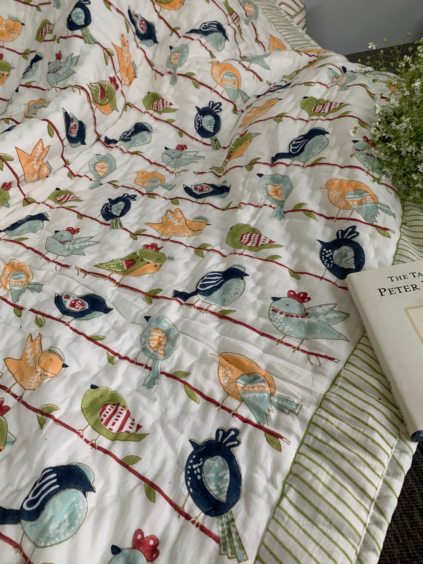 Chirpy Birdies Baby Quilt