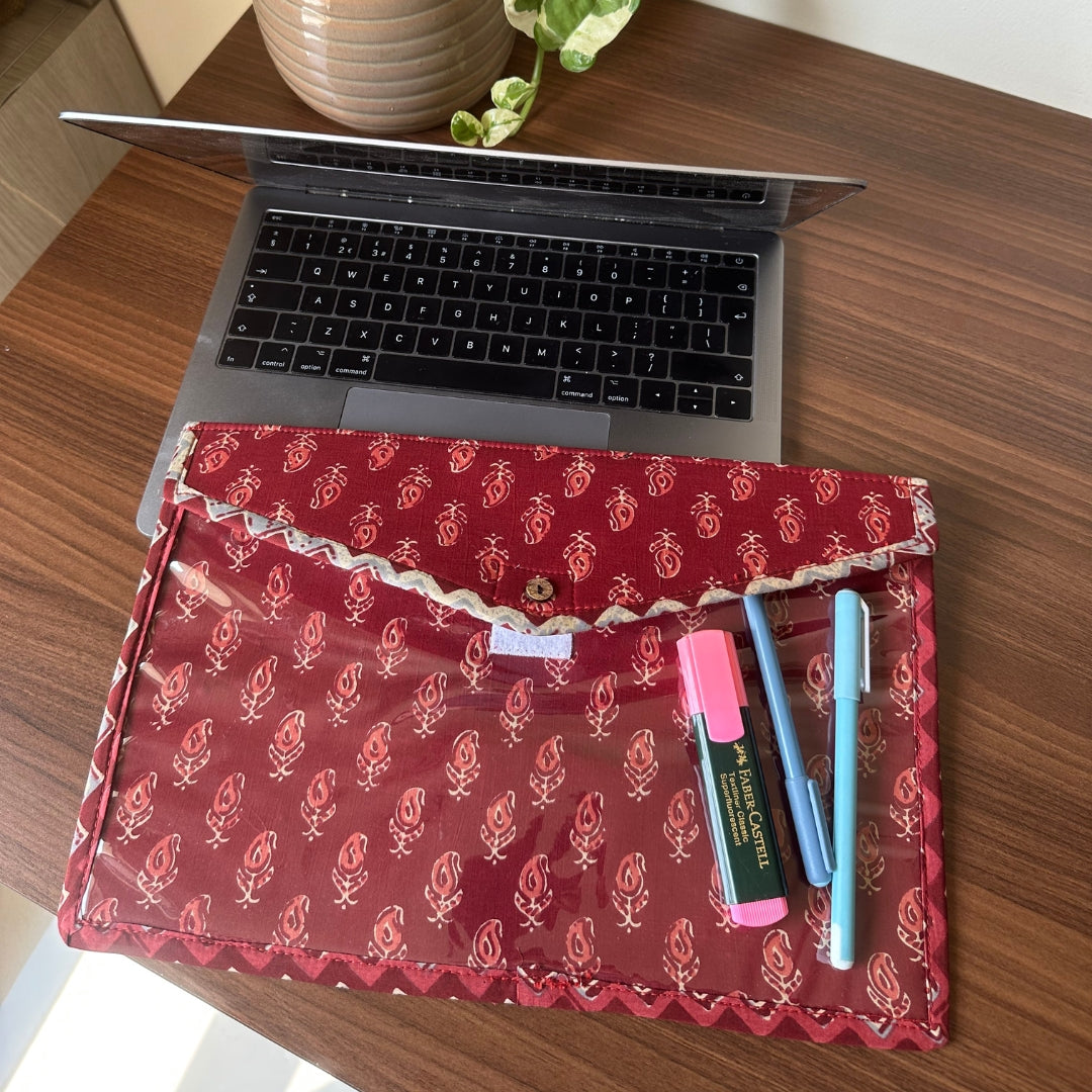 Maroon Paisley