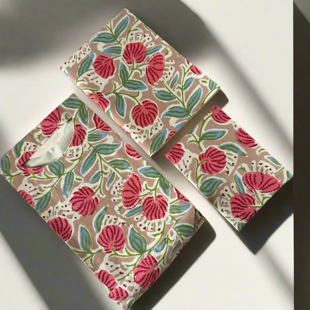 Combo Set Diary - Rose Pink