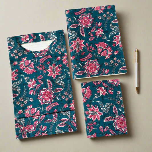 Combo Set Diary - Teal Blue